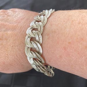 Silpada Chicest link bracelet.  Double sided. Italian made.